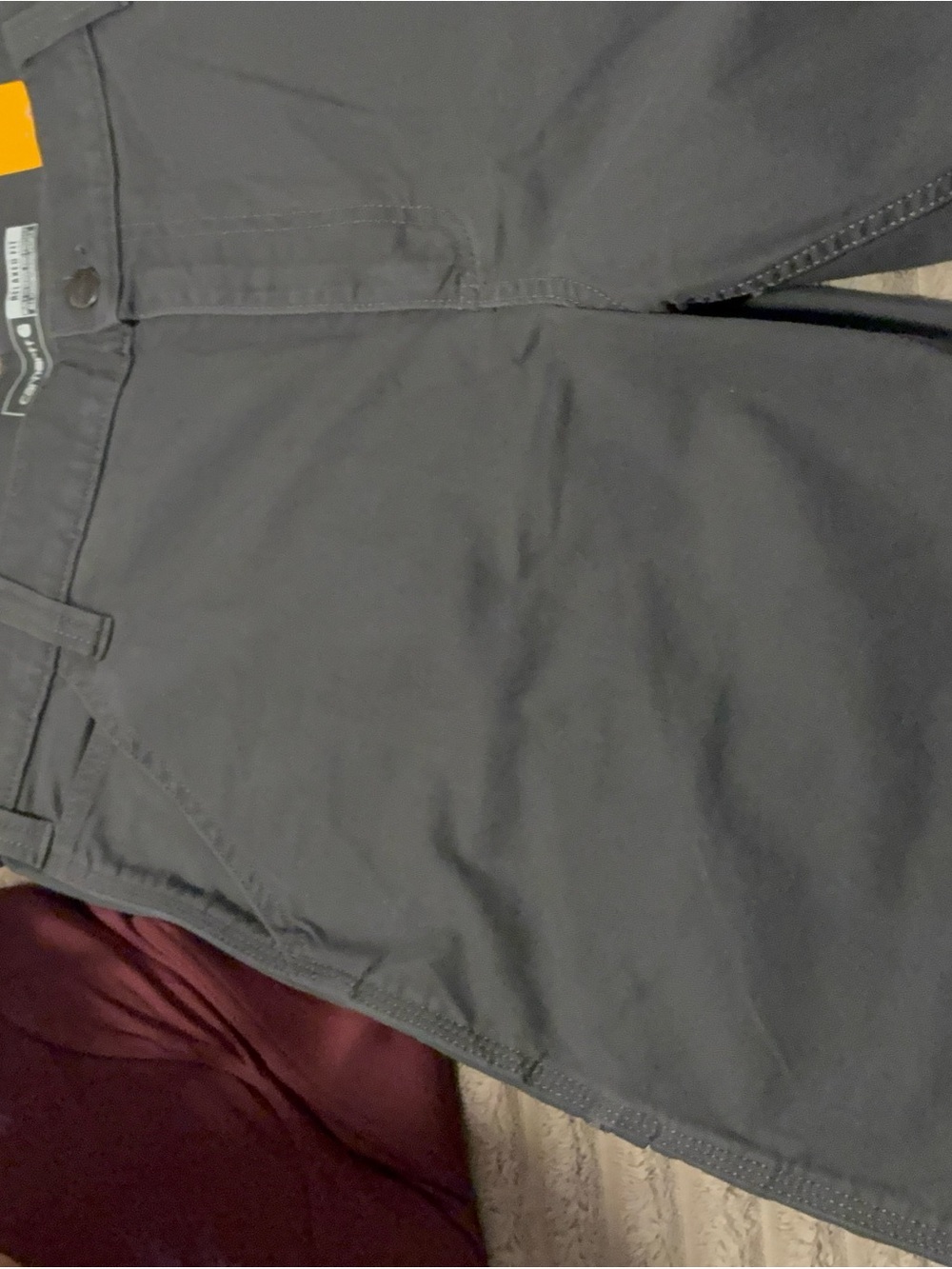 Carhartt Men's Cargo Shorts Charcoal Gray size 36 BNWT